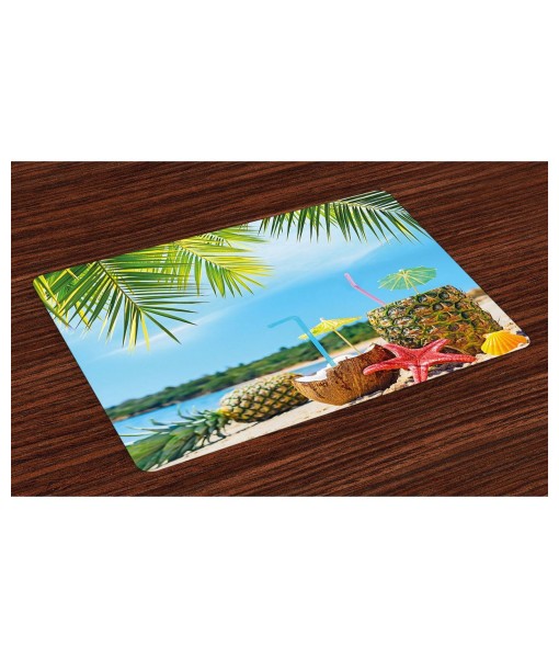 Palm Paradise Place Mats Set of 4