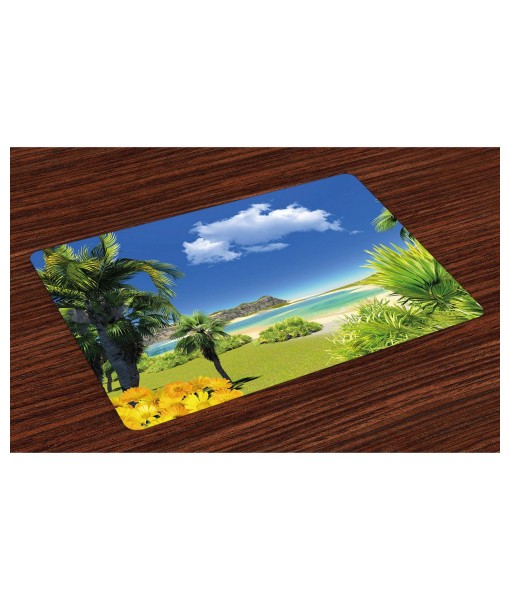 Tropical Place Mats  Set of 4