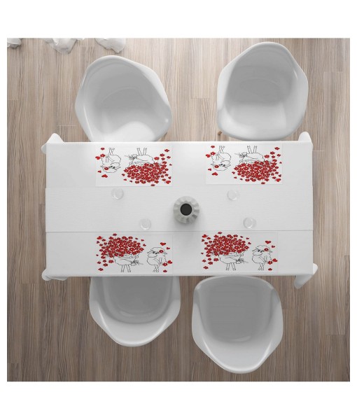 Valentine Place Mats  Set of 4