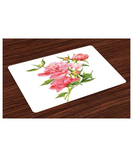 Watercolor Place Mats  Set of 4