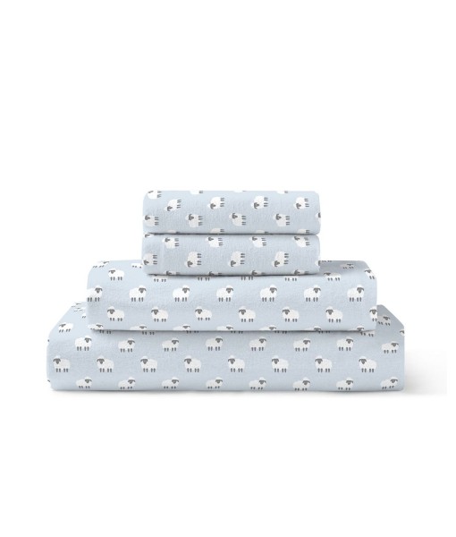 Cotton Flannel 4-Piece Sheet Set  Twin