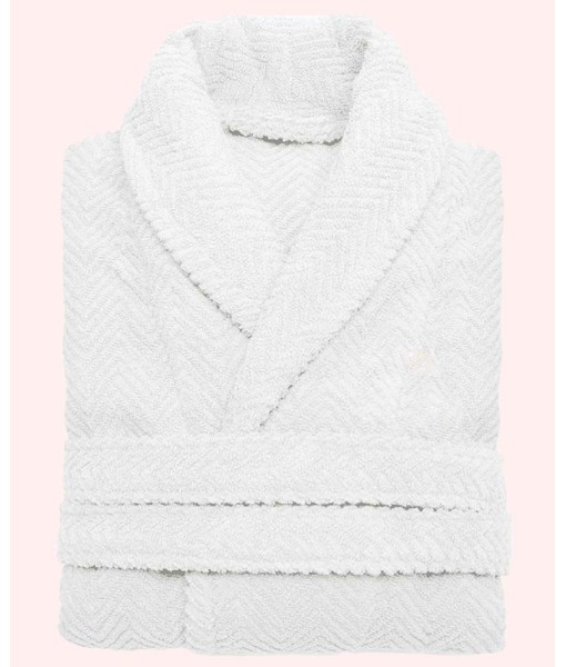 100% Turkish Cotton Personalized Unisex Herringbone Bath Robe Collection