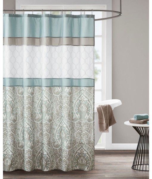 Shawnee Embroidered Shower Curtain  72