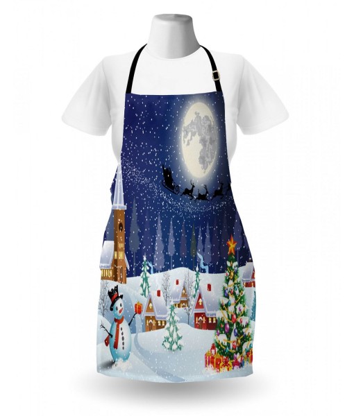 Glittering Snowflakes Apron